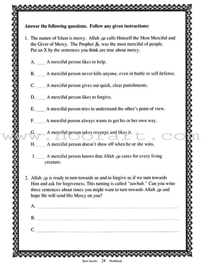 Short Surahs Workbook