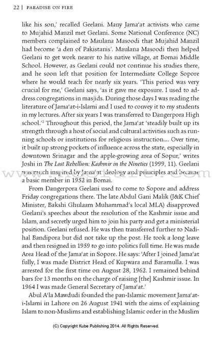 Paradise on Fire: Syed Ali Geelani & the Struggle for Freedom in Kashmir