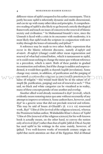 Tajdid, Islah And Civilisational Renewal In Islam
