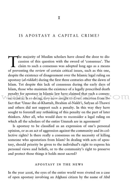 Apostasy in Islam: A Historical and Scriptural Analysis