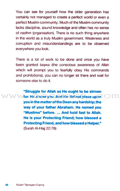 Muslim Teenagers Coping With Parents, Family, Life, The Universe, and Everything