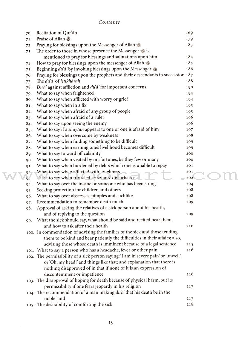 The Book Of Remembrances [Kitab Al-Adhkar]
