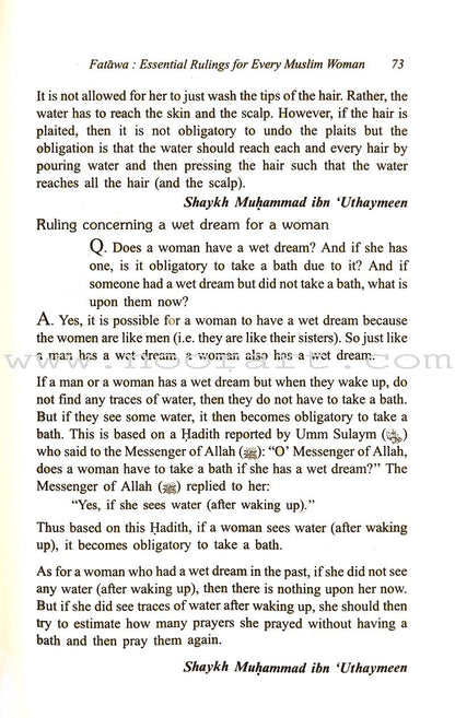 Fatâwa Essential Rulings for Every Muslim Woman