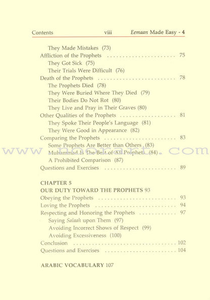 Eemaan Made Easy: Part 4 - Knowing Allaah's Prophets and Messengers الإيمان ميسراً - معرفة أنبياء الله ورسله