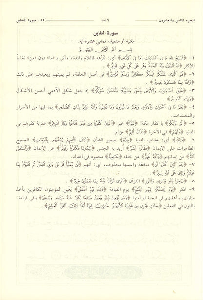 Tafsir Jalalain (Large 7 x 10) تفسير الجلالين 17*24 cm - Vendor size