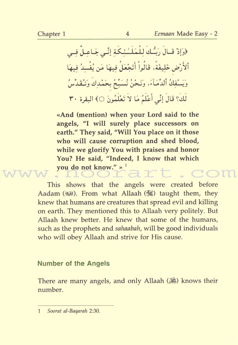 Eemaan Made Easy: Part 2 - Knowing the Angels الإيمان ميسراً - معرفة الملائكة