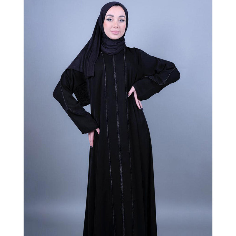 Al-Qadri Abayas for Muslim Women - Comfortable Arabic Abaya with Beautiful Design - Long Prayer Dress