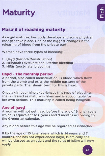 An Nasihah Islamic Curriculum Coursebook 6 Girls