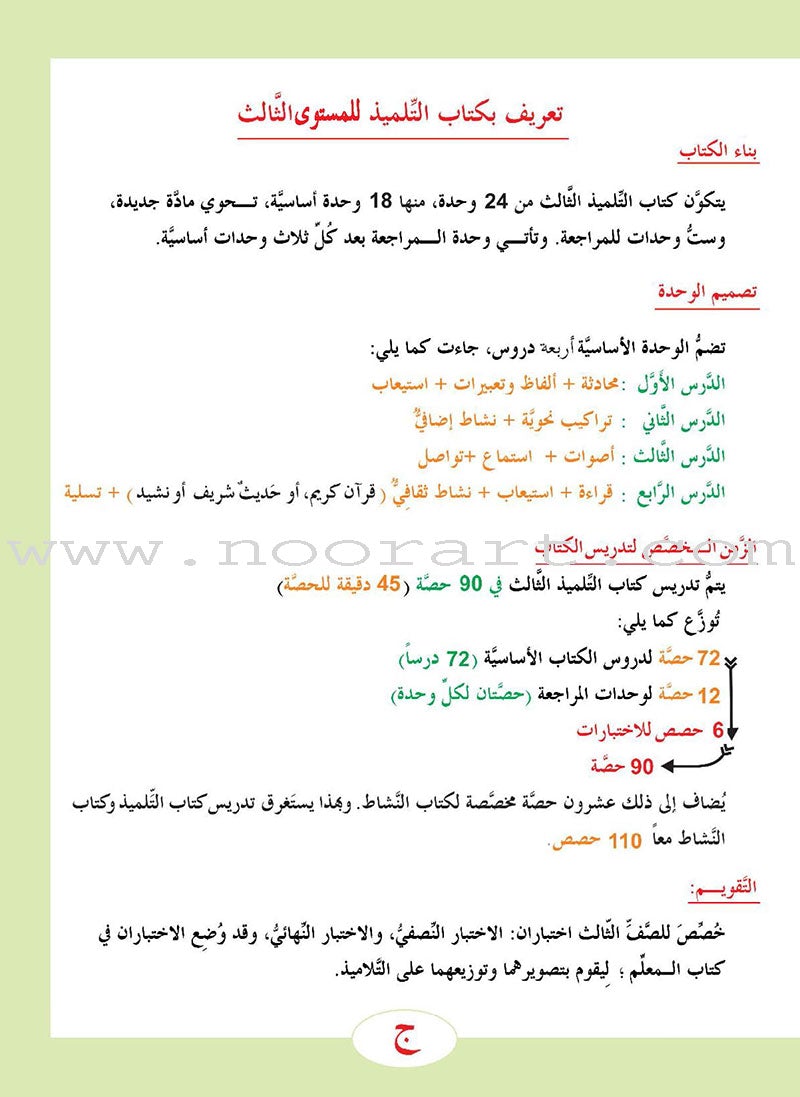 ICO Learn Arabic Textbook: Level 3  (Combined Edition,With Access Code) تعلم العربية