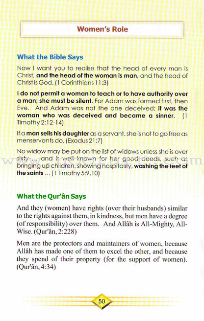 Christianity and Islam According To the Bible and the Quran