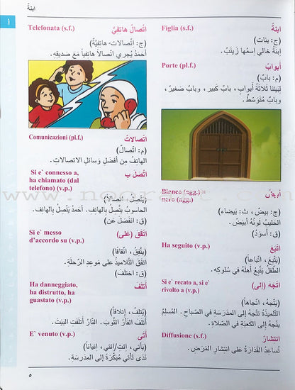 Arabic Italy Dictionary for Children القاموس العربي الإيطالي للاطفال