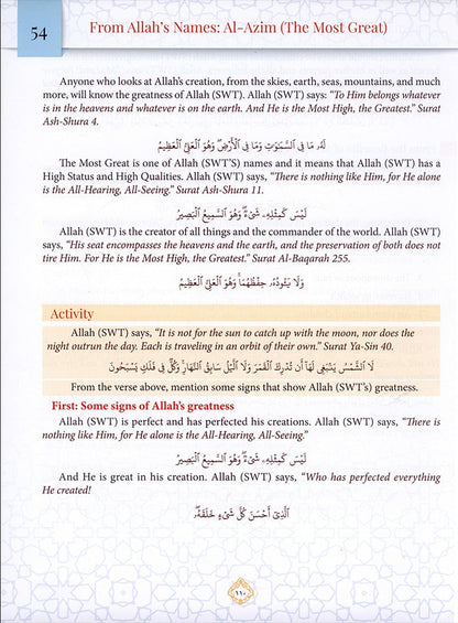 The Best of Values (ages 9–12) - 2 روائع القيم