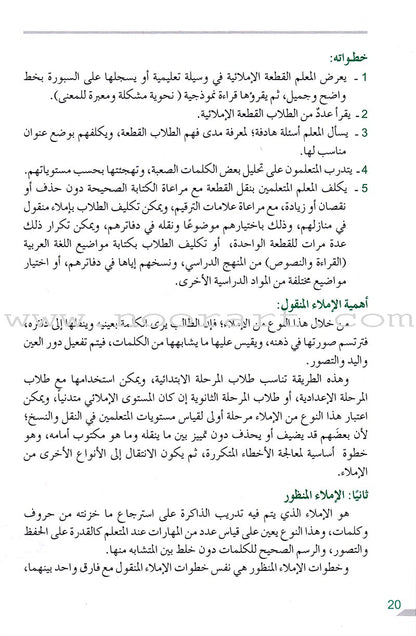 Dictation Clarification توضيح الإملاء