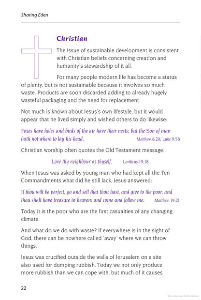 Sharing Eden: Green Teachings from Jews, Christians and Muslims