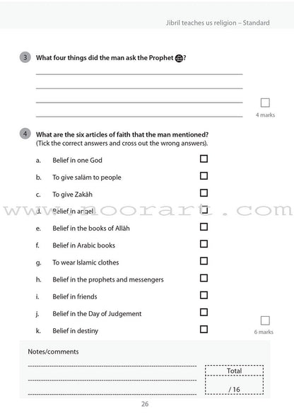 Safar Islamic Studies Workbook: Level 2