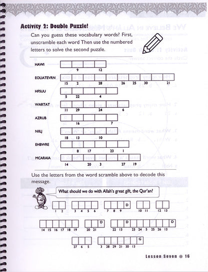 Iqra' Wise (Weekend Islamic School Excellence) Workbook: Grade Four