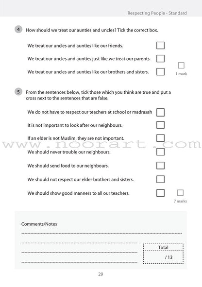 Safar Islamic Studies Workbook: Level 3