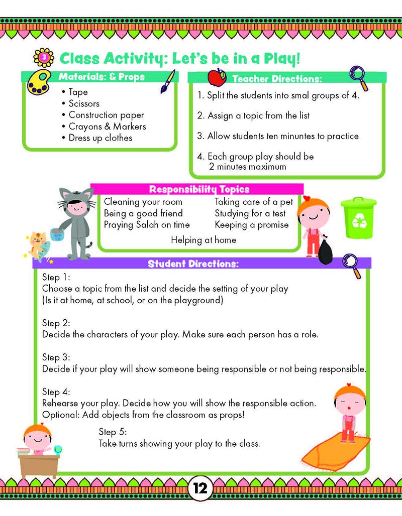 IQra' Wise (Weekend Islamic School Excellence) Workbook: Grade two