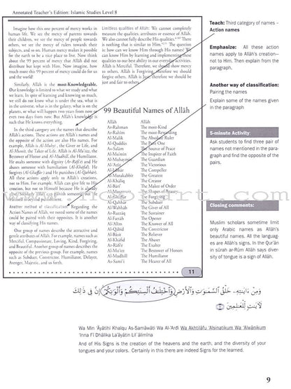 Islamic Studies Teacher's Manual: Level 8 (with Annotated CD-ROM)