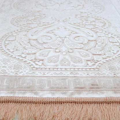 Luxury Velvet Islamic Prayer Rug - 4 Different Colors