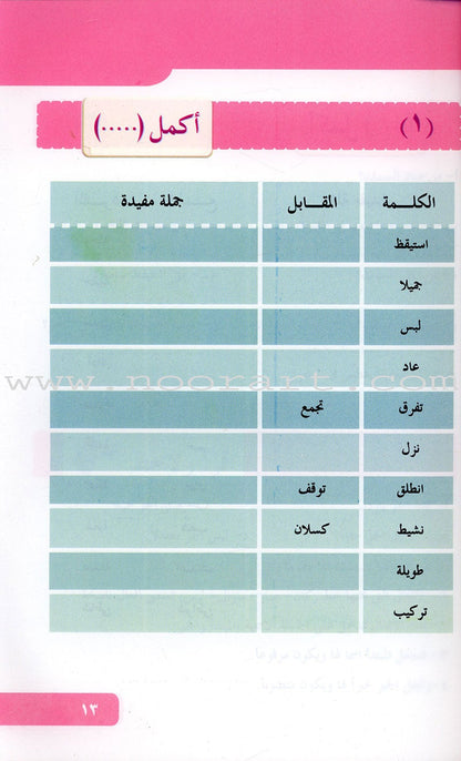 Arabic Language for Beginner Textbook: Level 12 اللغة العربية للناشئين