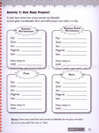 IQra' Wise (Weekend Islamic School Excellence) Workbook: Grade three