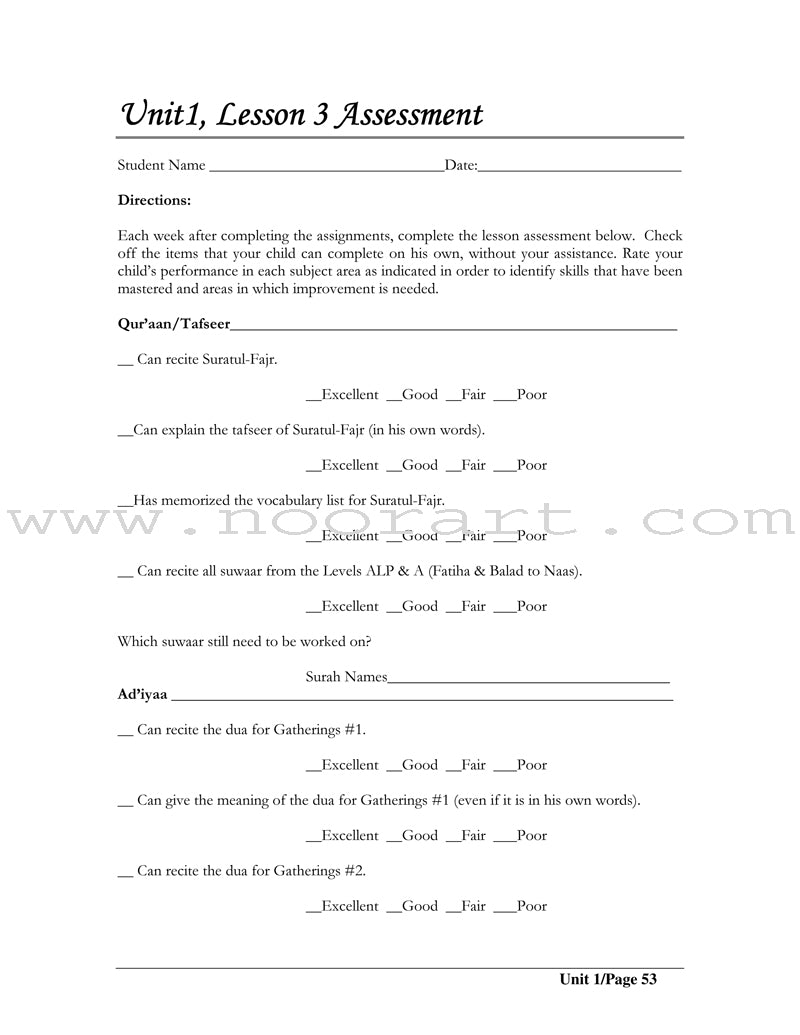 Lesson Manuals: Level B Part 2 (Unit 6-10)