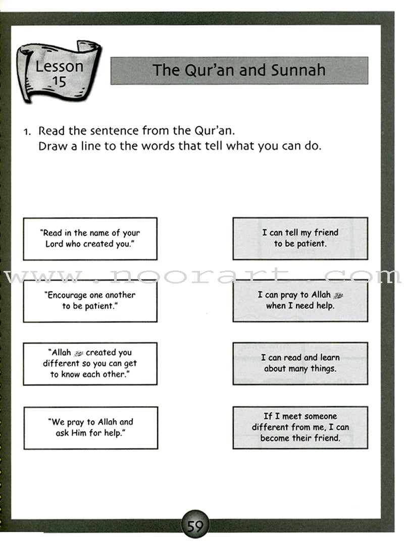 Muhammad Rasulullah The Last Prophet Workbook: Grade 1