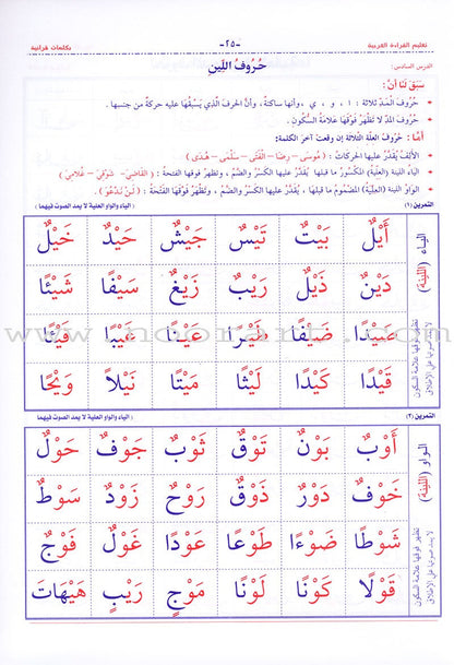Teaching Arabic Reading Using Quranic Words: Level 2 تعليم القراءة العربية بكلمات قرانية