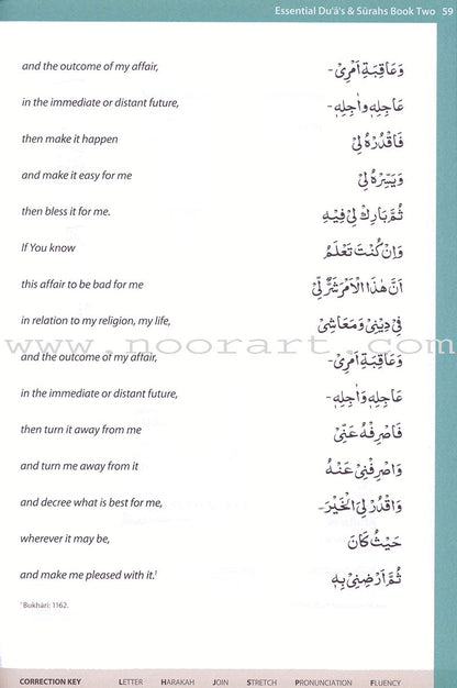 Essential Du'a's & Surahs: Book 2 (South Asian Script)