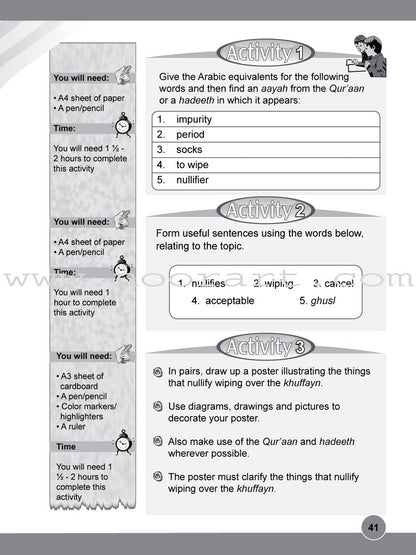 ICO Islamic Studies Workbook: Grade 5, Part 2