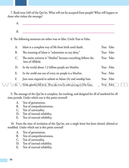 Weekend Learning Islamic Studies: Level 7 (Revised and Enlarged Edition)