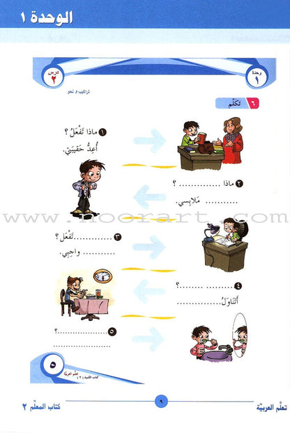 ICO Learn Arabic Teacher Guide: Level 2, Part 1 تعلم العربية