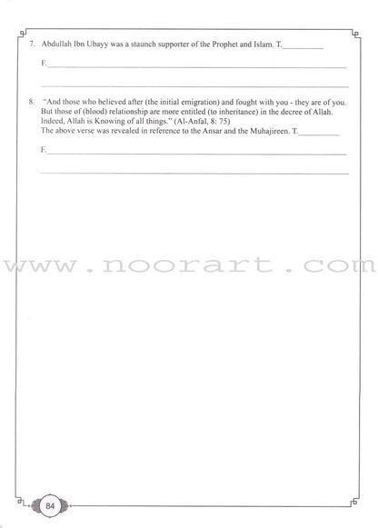 Living Islam Worksheets - Prophet of Mercy: Part 3 (10th Grade)